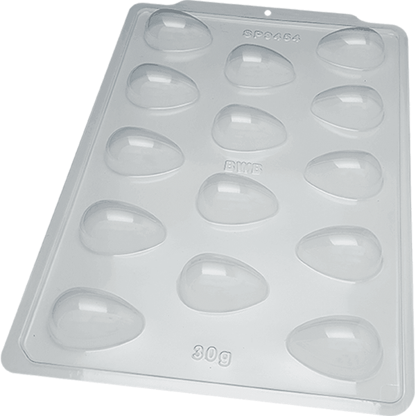 14 Cavity Smooth Egg 3-Part Chocolate Mould