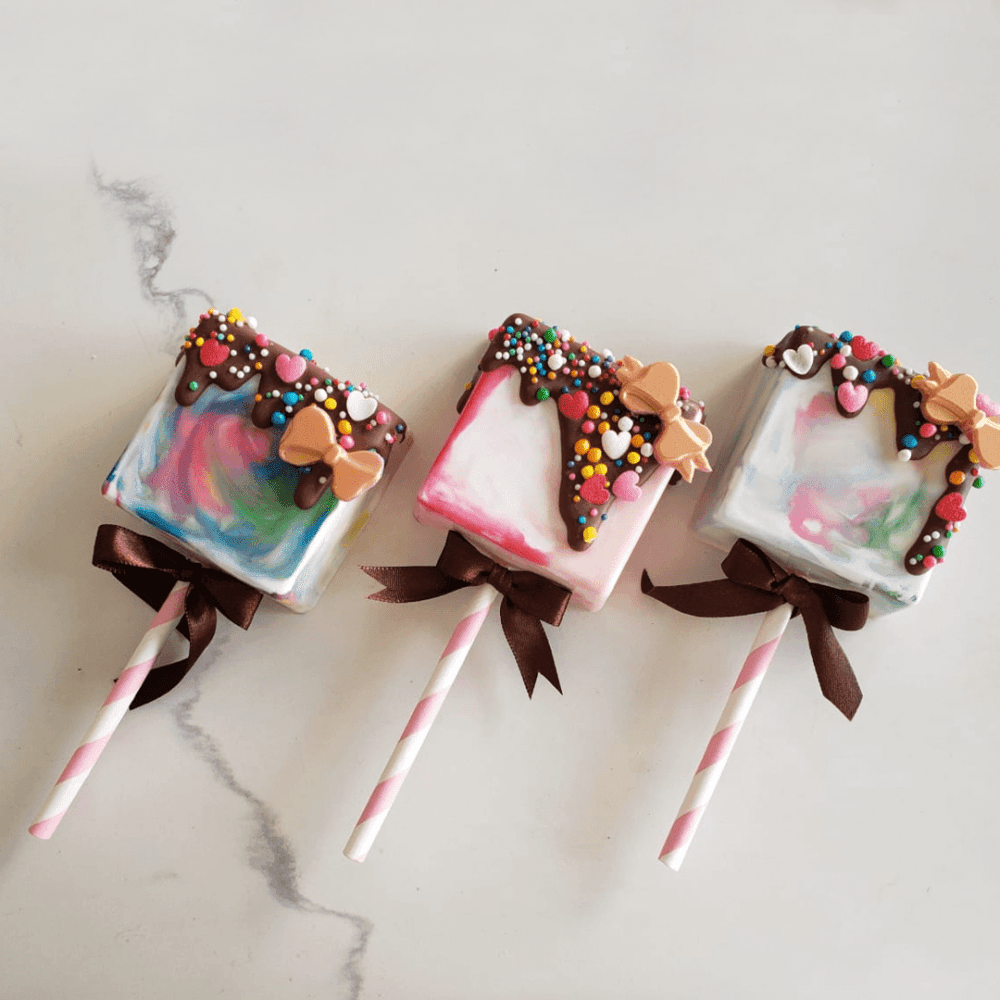 Square Lollipop 3-Part Chocolate Mould