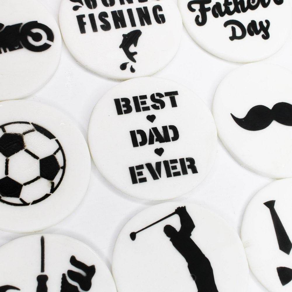 Happy Father's Day Stencil
