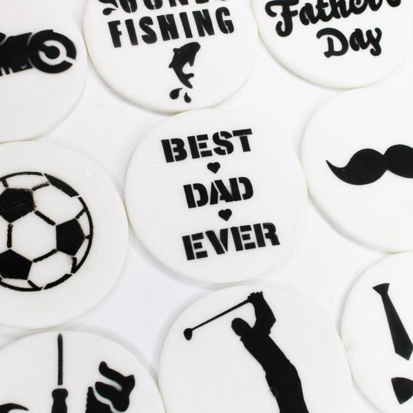 Happy Father's Day Stencil