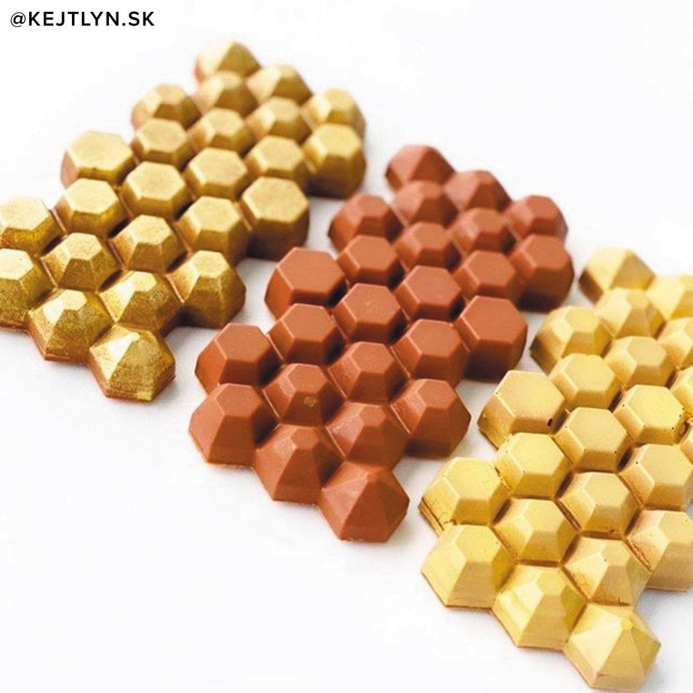 Hexagon Tablet Polycarbonate Chocolate Mould