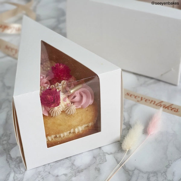 Large Cake Slice Box - Pack Of 10