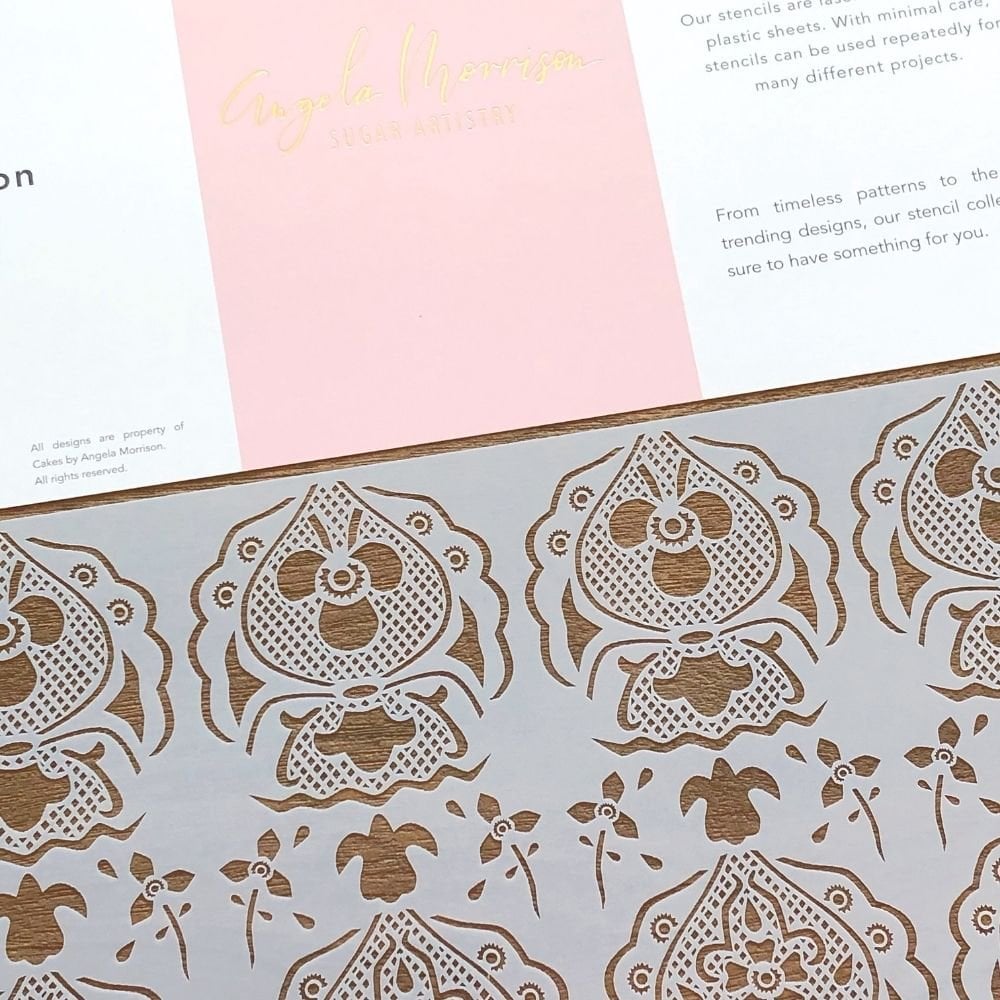 White Dove - Lace Stencil Collection