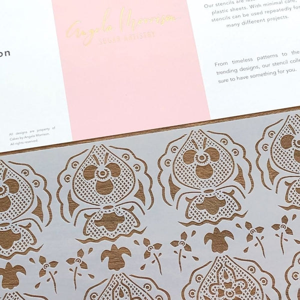 White Dove - Lace Stencil Collection