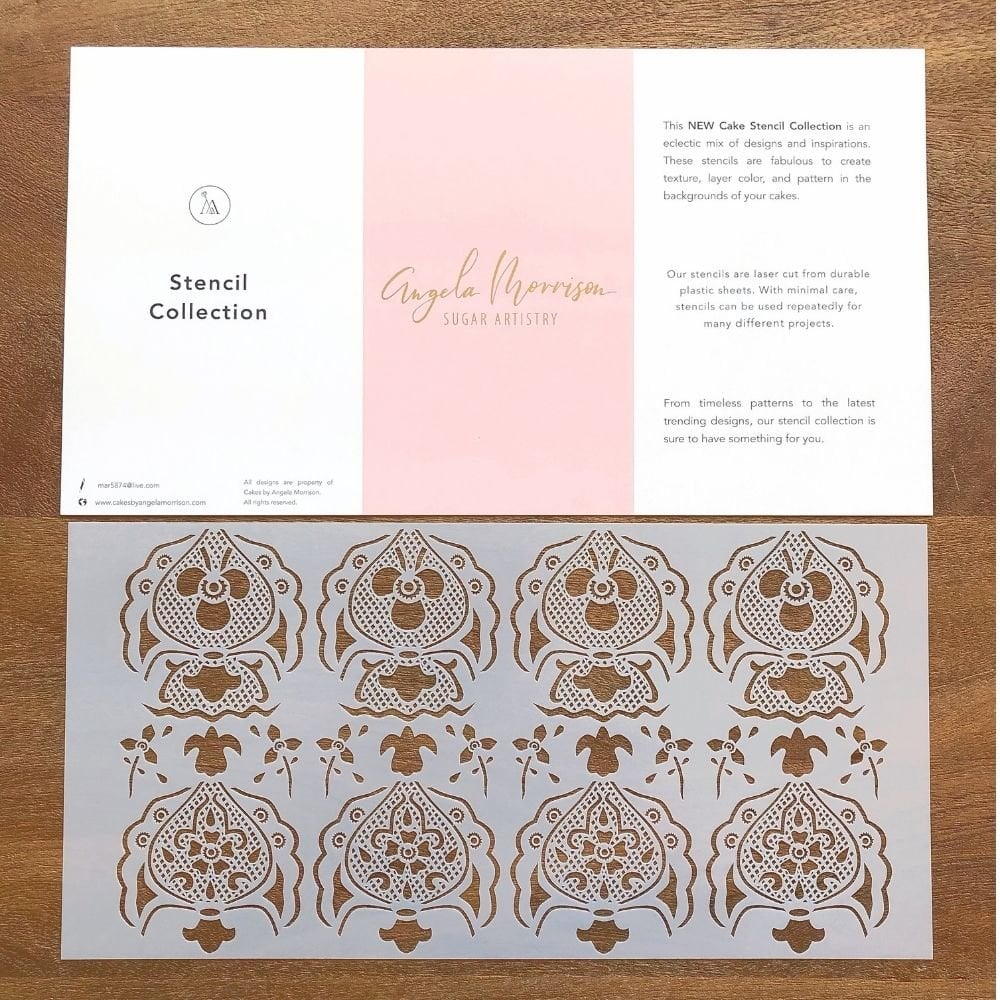 White Dove - Lace Stencil Collection