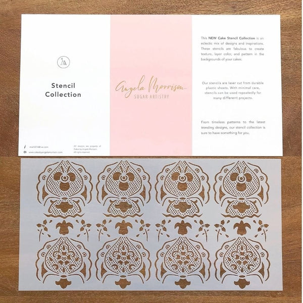 White Dove - Lace Stencil Collection