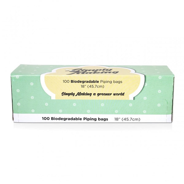 18 Inch Disposable Biodegradable Piping Bags - Roll Of 100
