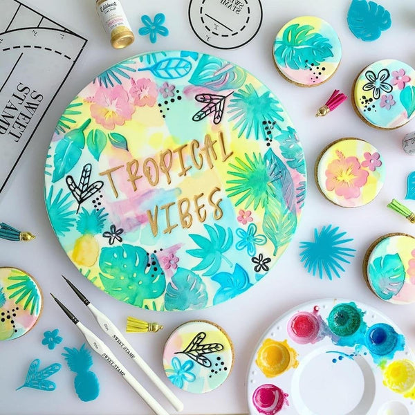 Tropical Vibes Embossing Set By Sweetbakes