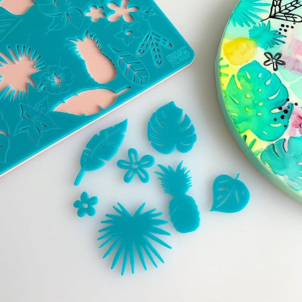 Tropical Vibes Embossing Set By Sweetbakes