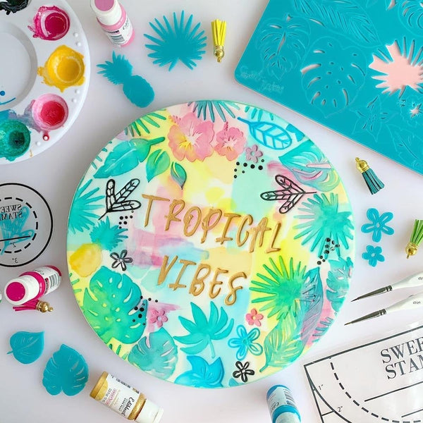Tropical Vibes Embossing Set By Sweetbakes