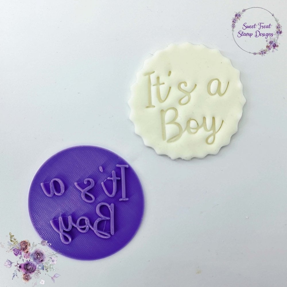 It's A Boy - Embossing Stamp