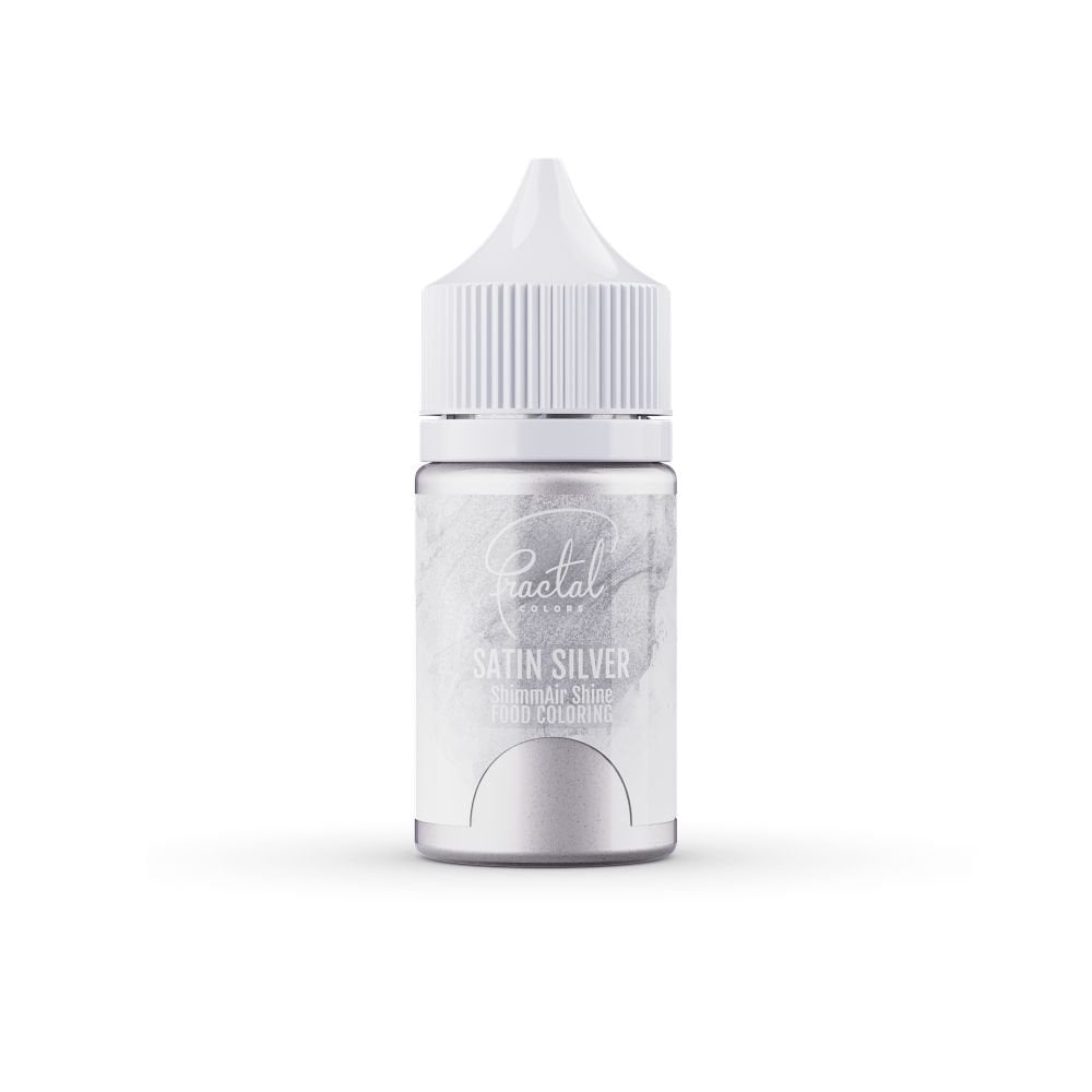 Satin Silver - ShimmAir Shine Airbrush & Icing Colour 33g