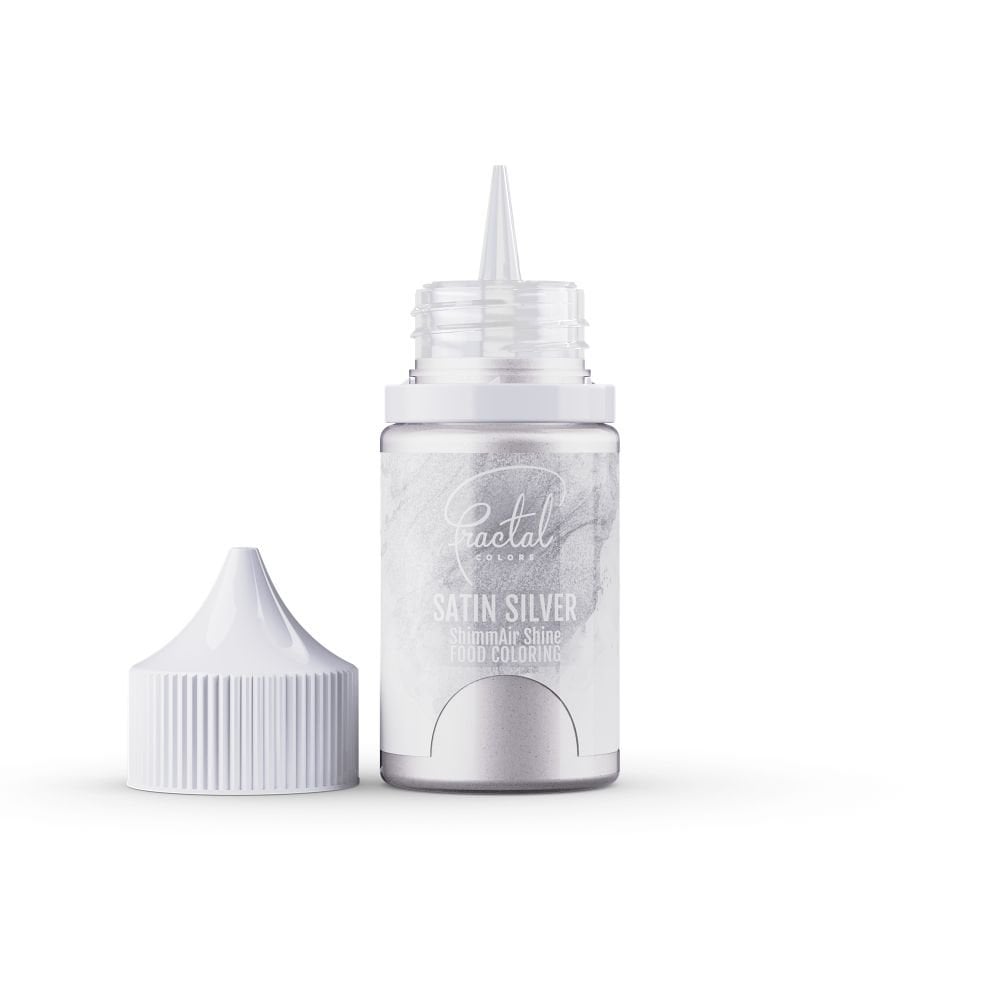 Satin Silver - ShimmAir Shine Airbrush & Icing Colour 33g