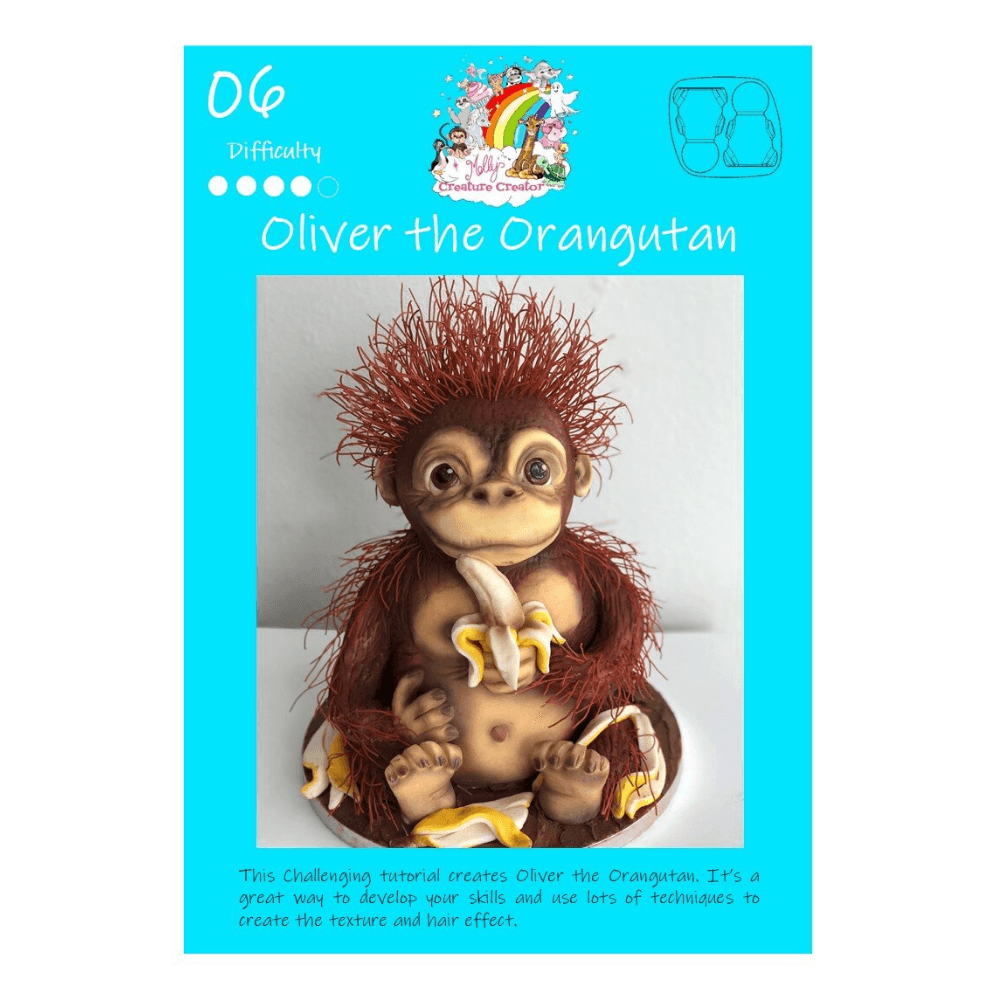 Oliver The Orangutan Cake Tutorial
