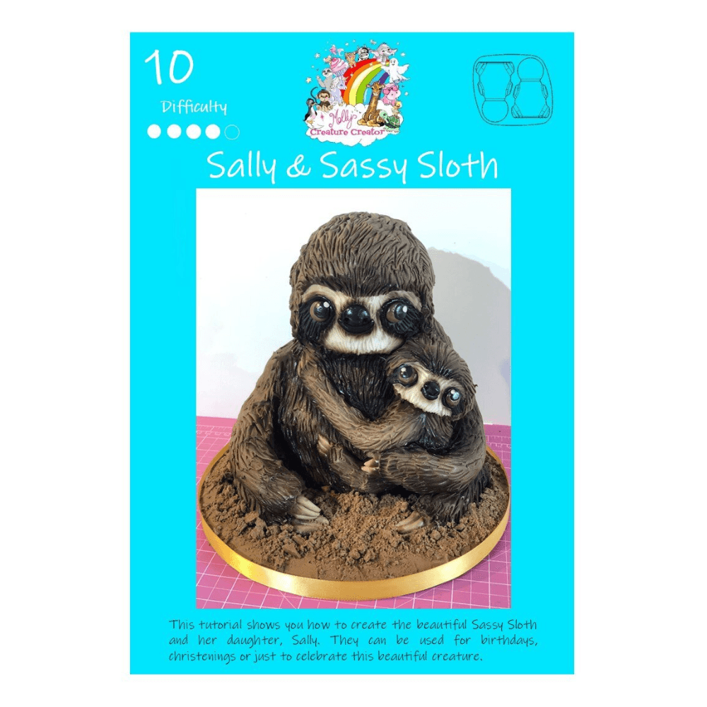 Sally & Sassy Sloth Cake Tutorial