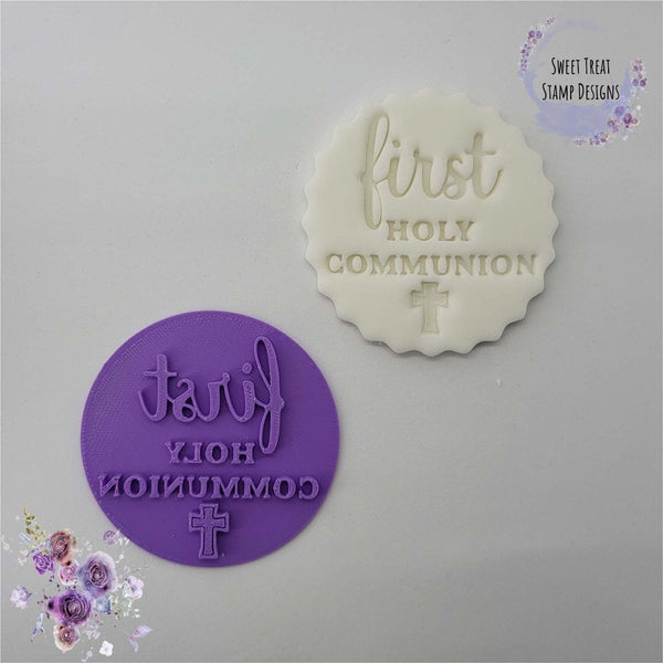 First Holy Communion Cupcake & Cookie Embossing Stamp