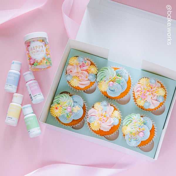 4" Deep Duck Egg Blue Luxury Cupcake Box