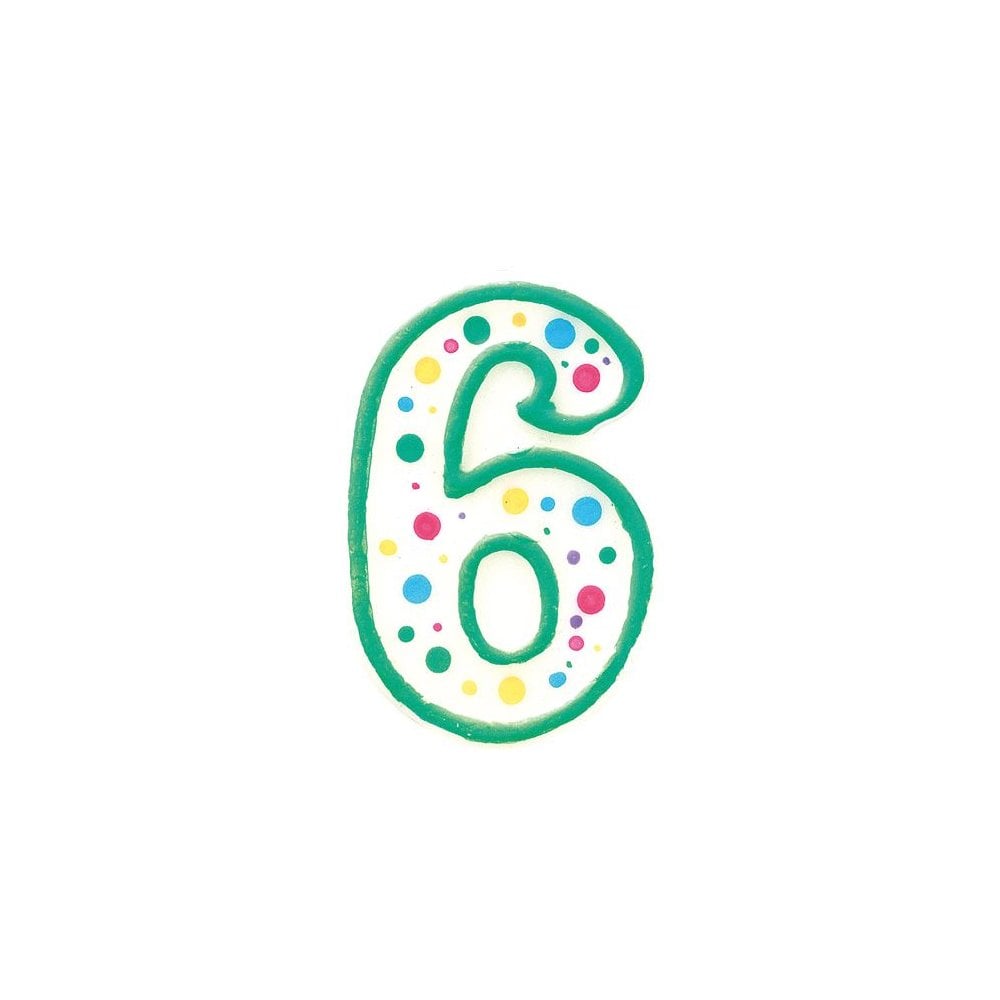 Wilton Candle Green #6