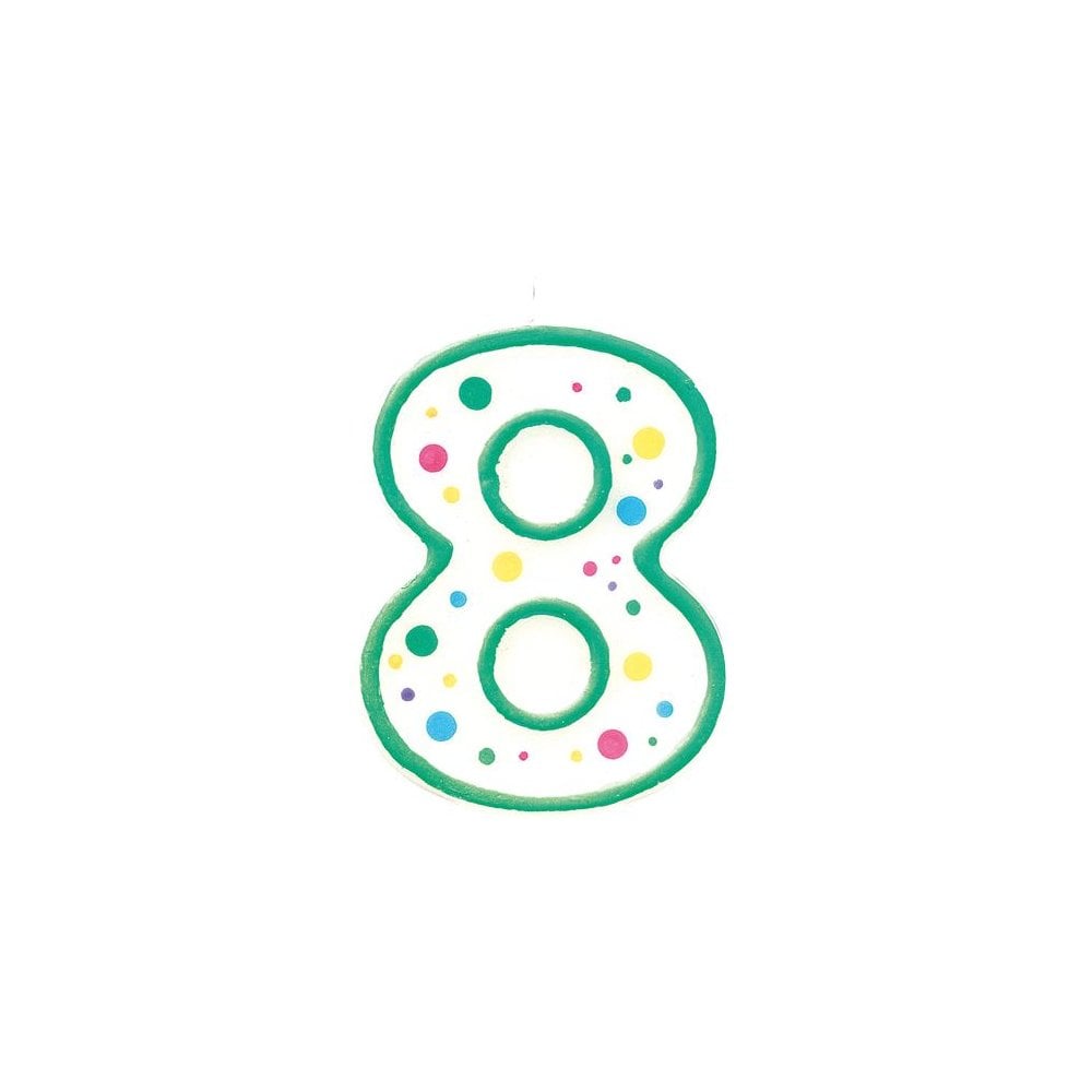 Wilton Candle Green #8