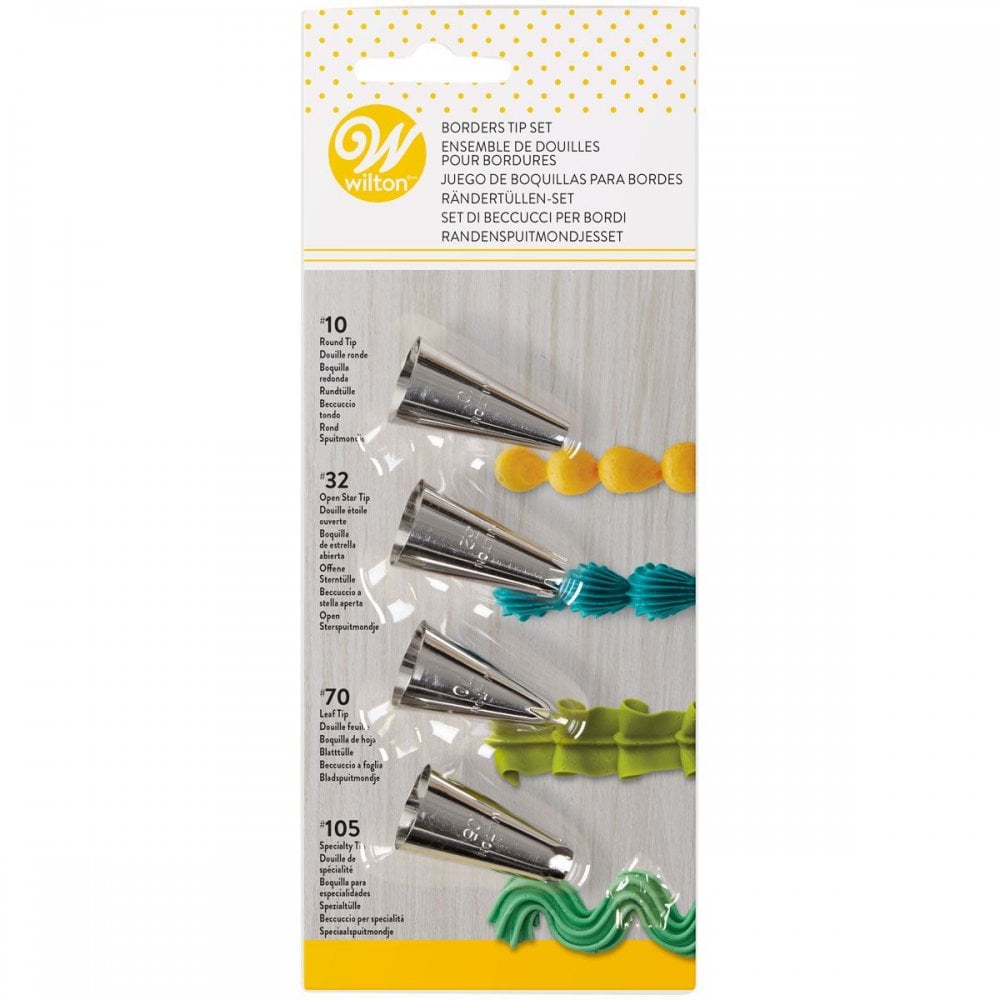 Wilton Borders Tip Set/4