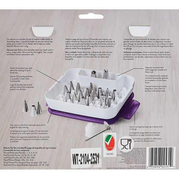 Wilton Deluxe Tip Set/22