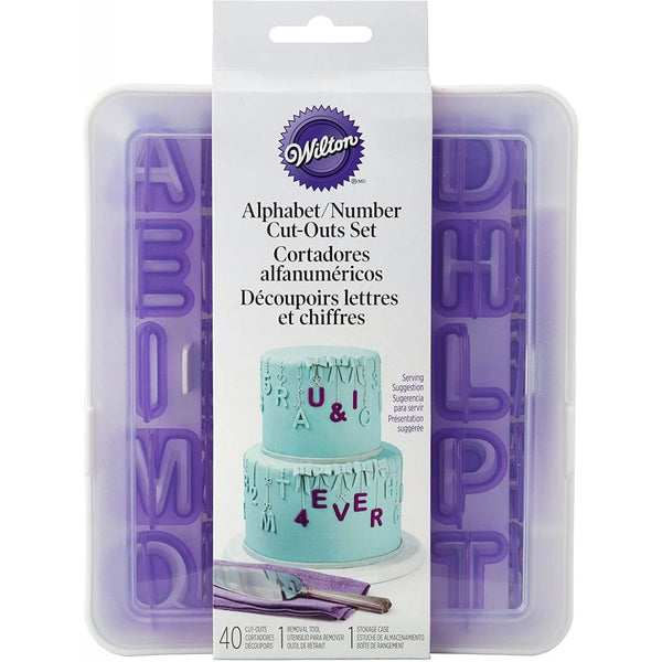 Wilton Cut-Outs -Alphabet & Numbers- Set
