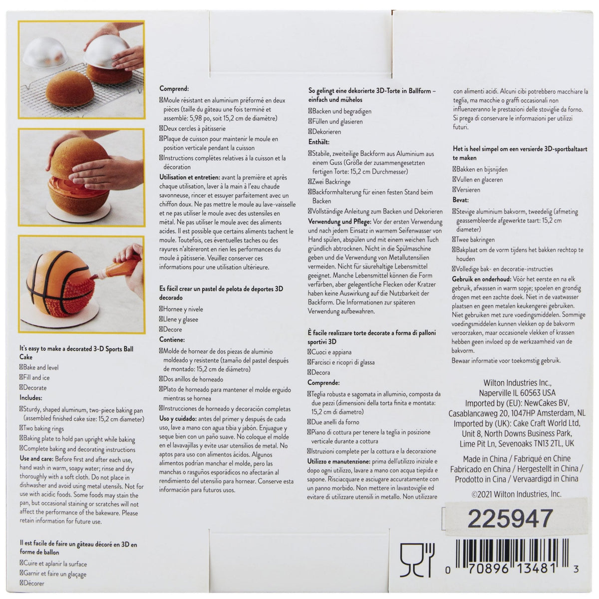 Wilton Sports Ball Pan Set