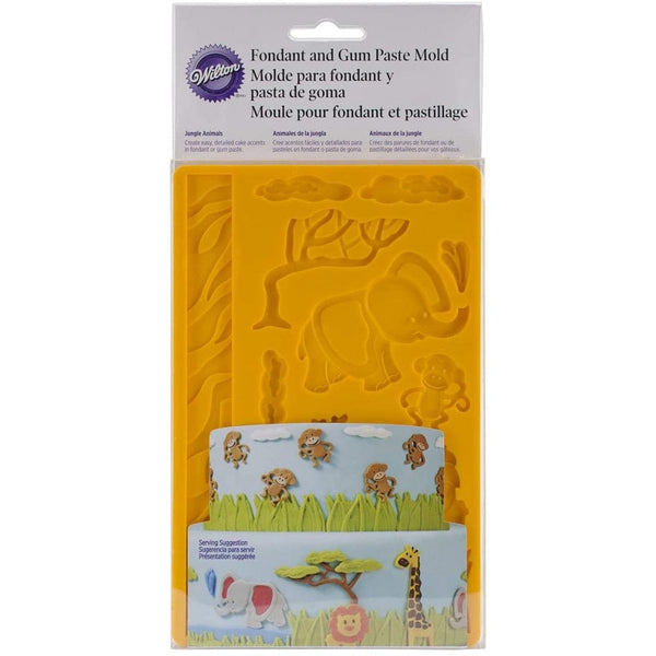 Wilton Fondant & Gum Paste Mold Jungle Animals