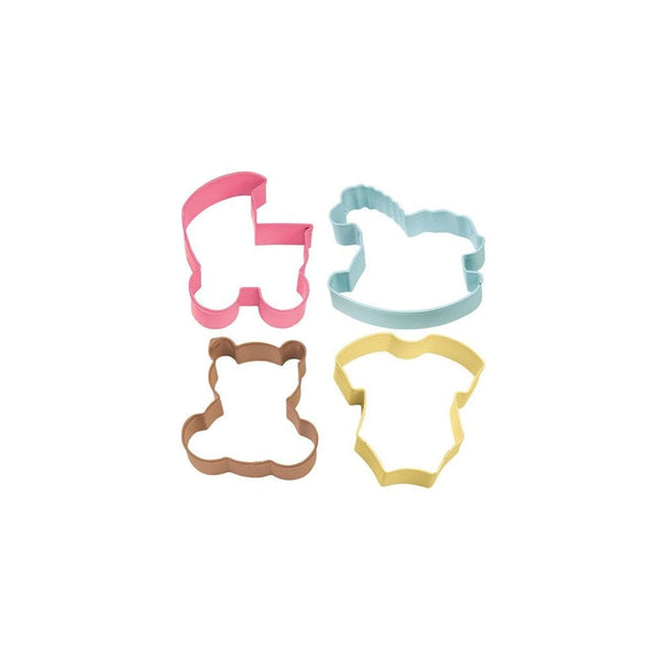 Baby Theme Cookie Cutters - Set of 4