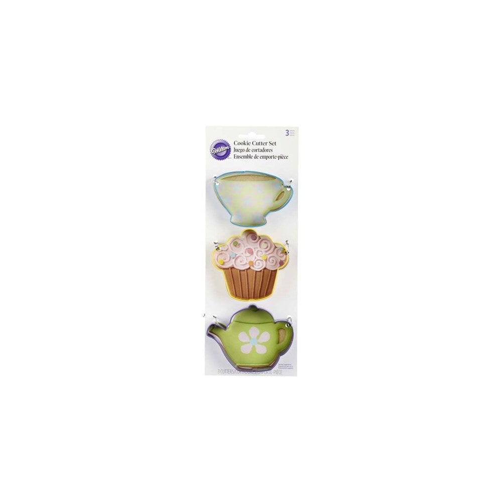 Wilton Tea Party Cookie Cutter Set/3