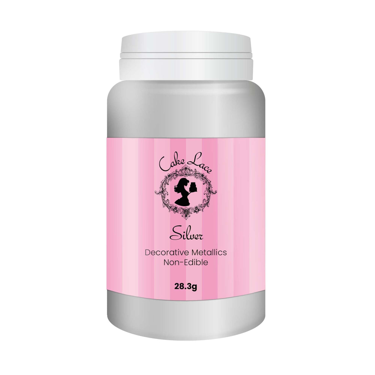Silver - Non-Edible Decorative Metallics Lustre Dust 28.3g