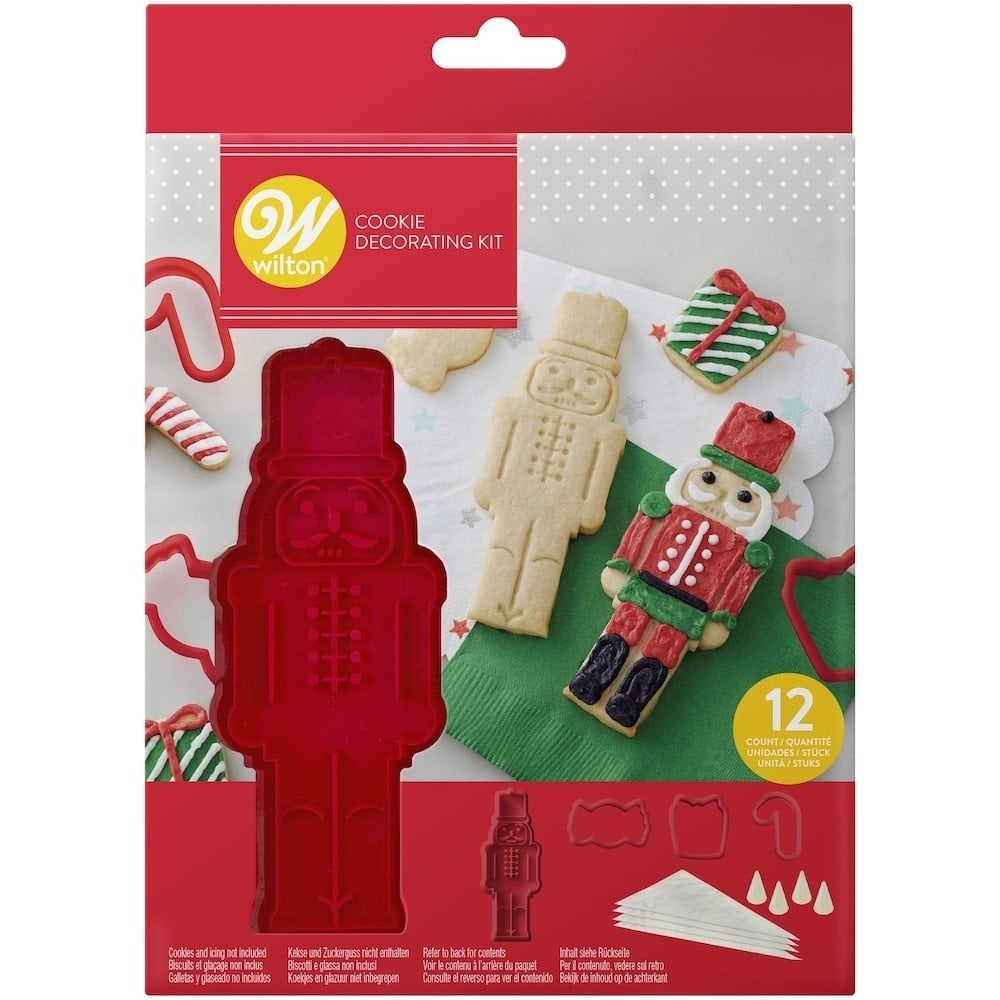 Nutcracker Cookie Cutter & Stamp Kit