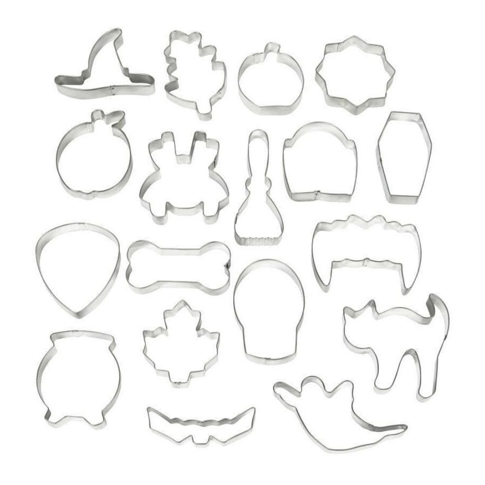 Halloween Metal Cookie Cutters x18