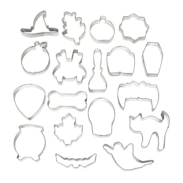 Halloween Metal Cookie Cutters x18
