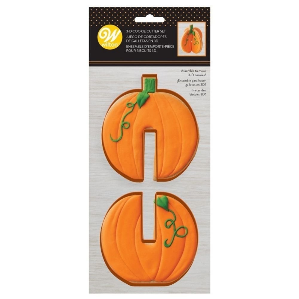 3D Pumpkin - Cookie Cutter Set of 2