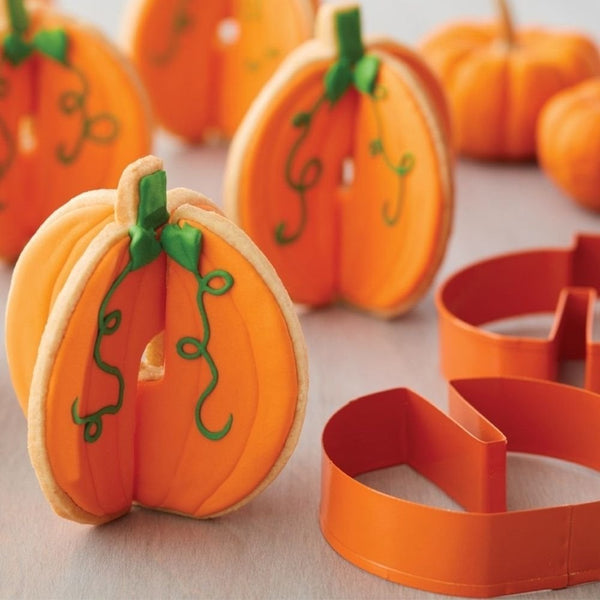 3D Pumpkin - Cookie Cutter Set of 2