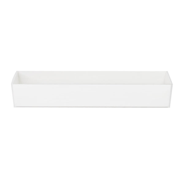 Holds 12 Luxury Satin White Long Macaron Box With Clear Sleeve