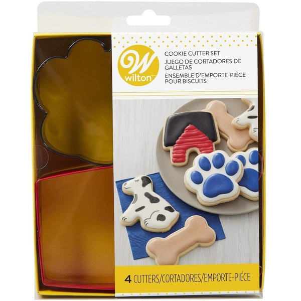 Wilton Cookie Cutter Pet Theme set/4