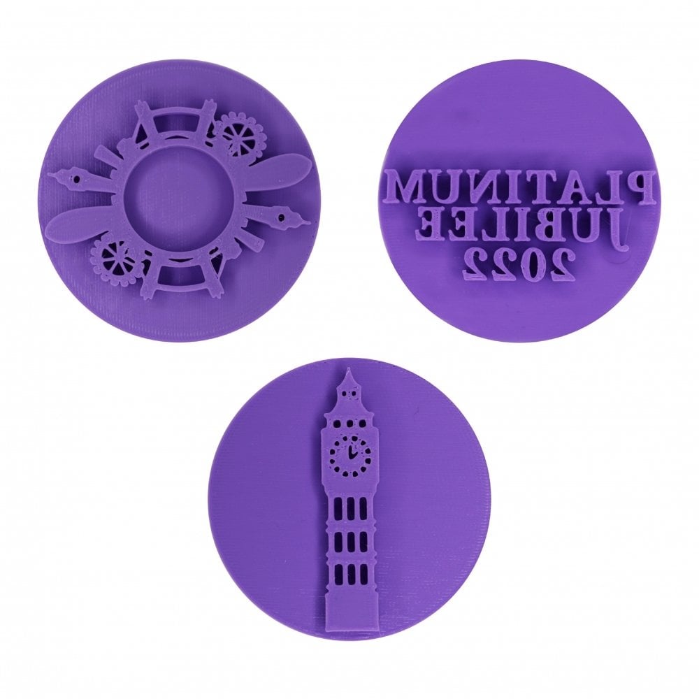 London Landmarks - Set Of 3 Jubilee Embossing Stamps