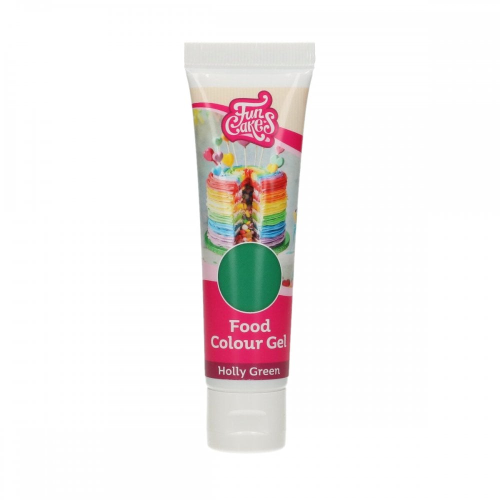 Food Colour Gels 30g - Holly Green