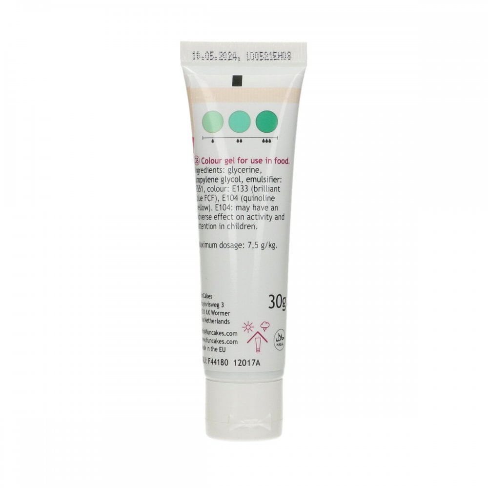 Food Colour Gels 30g - Mint Green