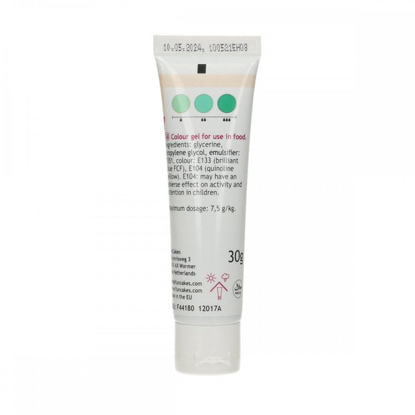 Food Colour Gels 30g - Mint Green