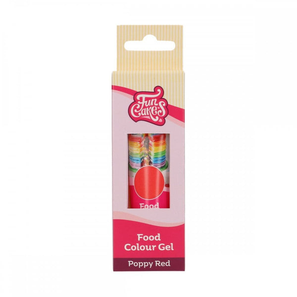 Food Colour Gels 30g - Poppy Red