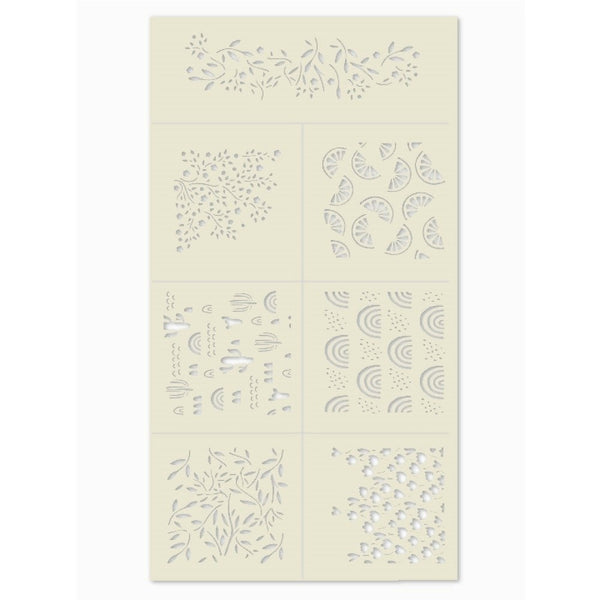 Spring Stencil Set Of 7