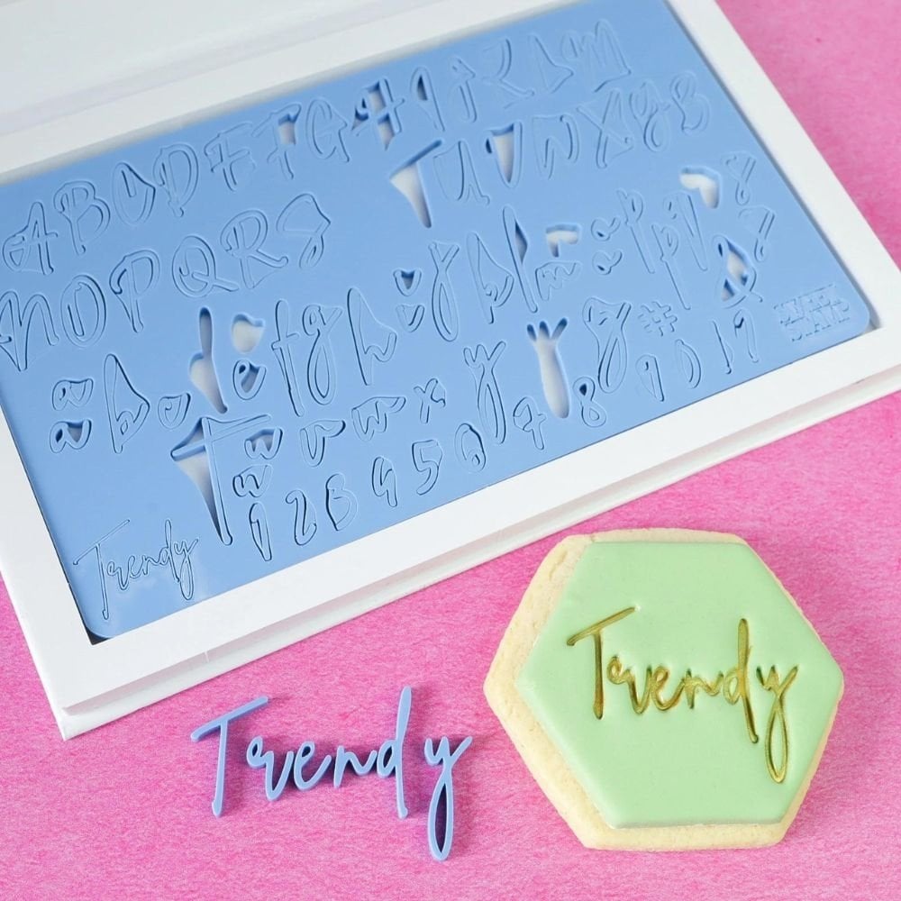 Mini Trendy Letter & Number Embossing Set