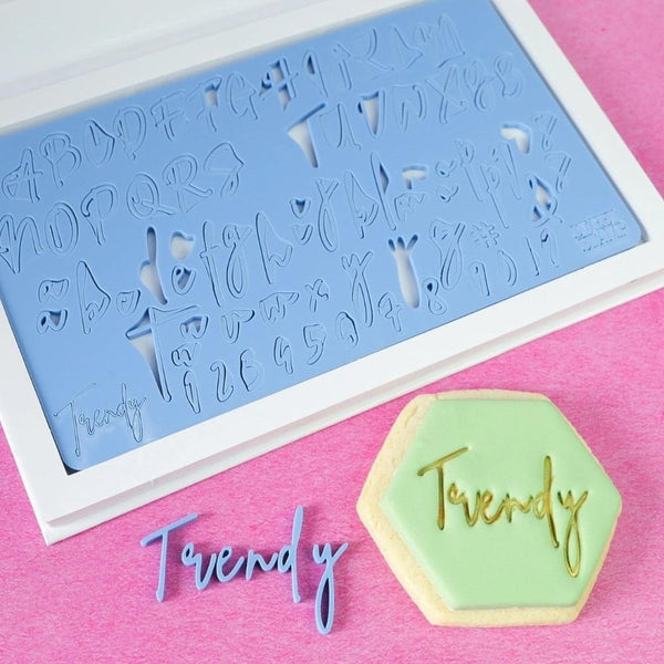 Mini Trendy Letter & Number Embossing Set