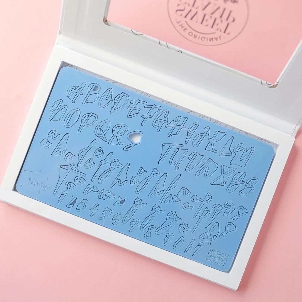 Mini Trendy Letter & Number Embossing Set