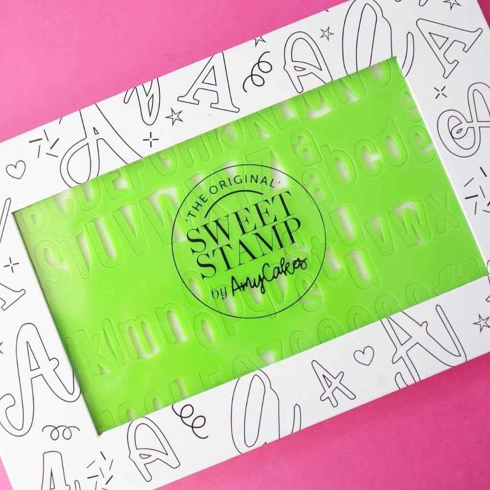 Medium Glow Letter & Number Embossing Set
