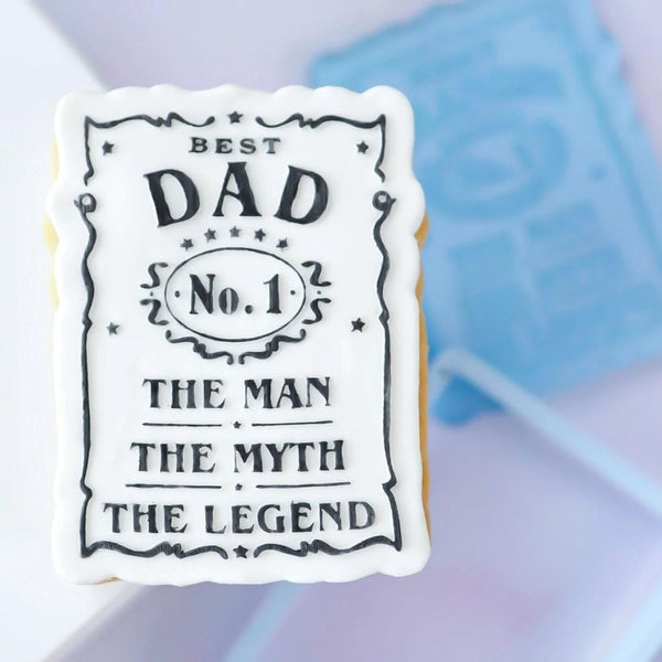Vintage Best Dad - OUTboss Stamp N Cut