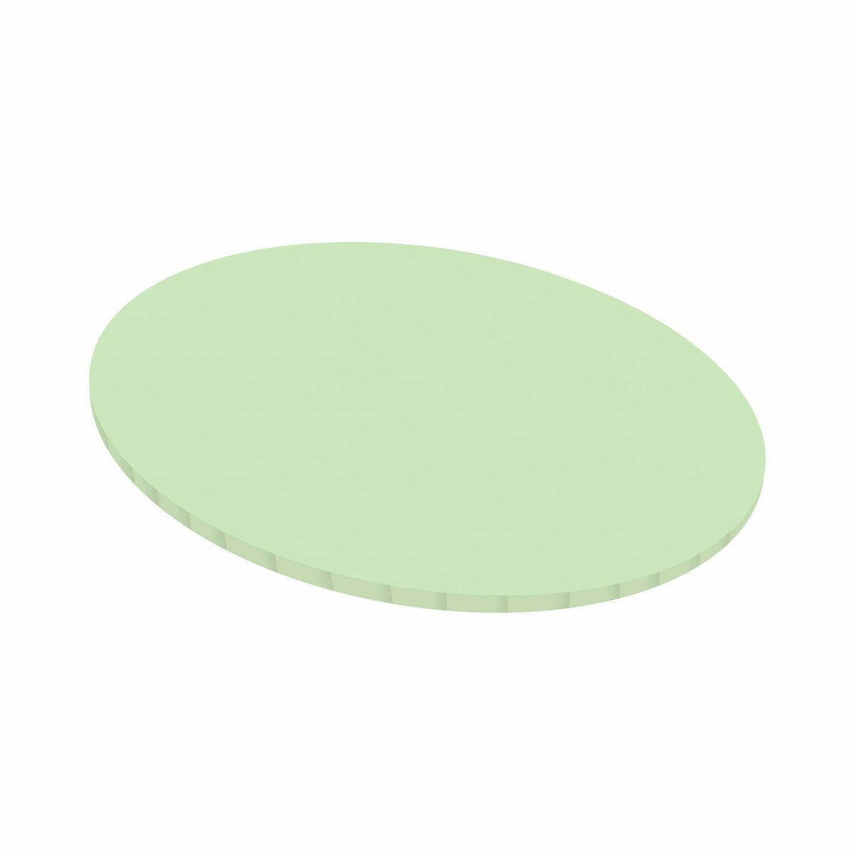 5mm Pastel Green Round Matt Masonite Board